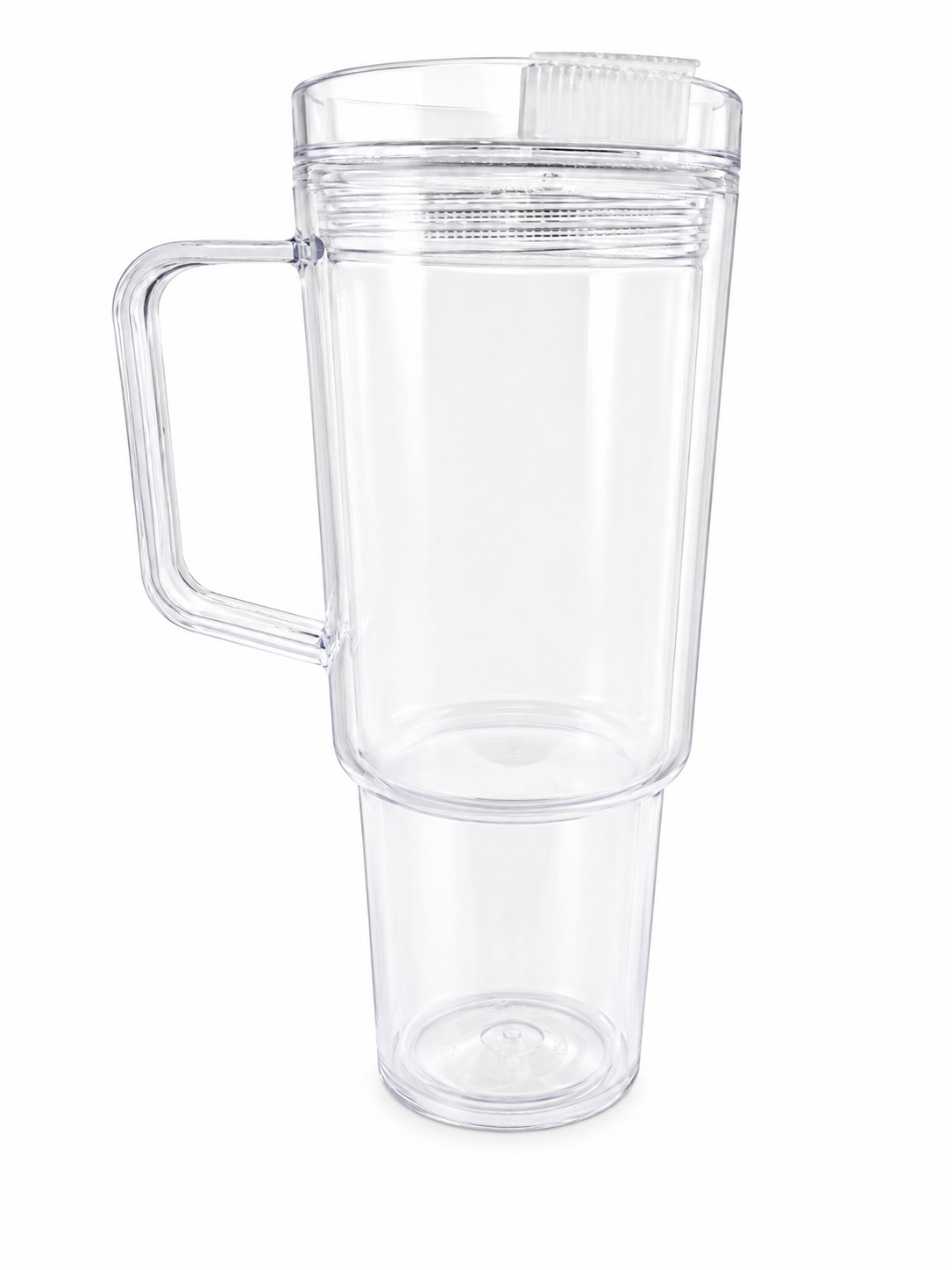 40oz Handled Snowglobe Tumbler