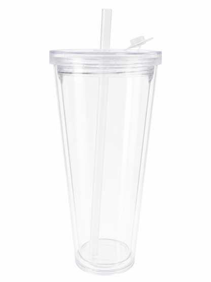 Boba 24oz Acrylic Snowglobe Tumbler