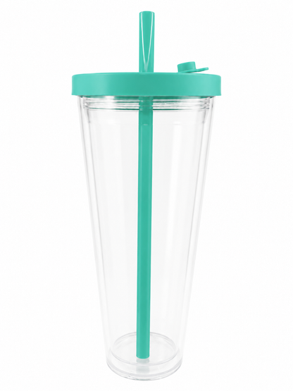 Boba 24oz Acrylic Snowglobe Tumbler