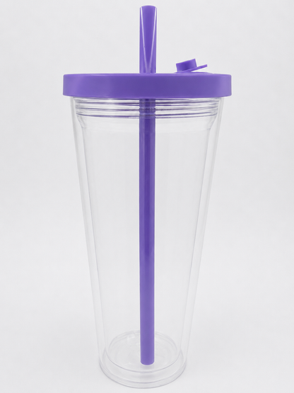 Boba 24oz Acrylic Snowglobe Tumbler