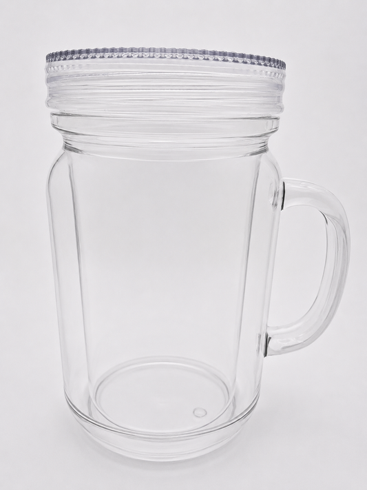 Mason Jar - 20oz Snowglobe Tumbler