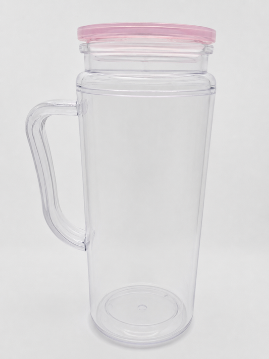 20oz Handled Snowglobe Tumbler
