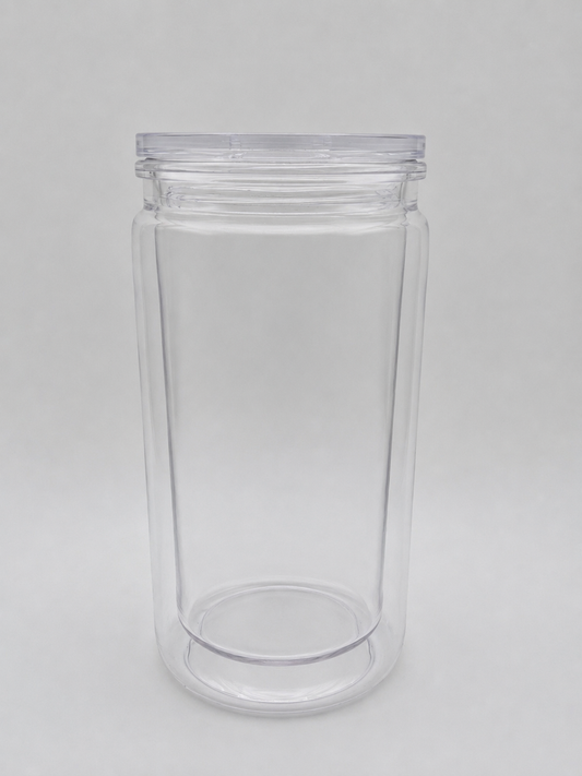 16oz Acrylic Snowglobe Tumbler